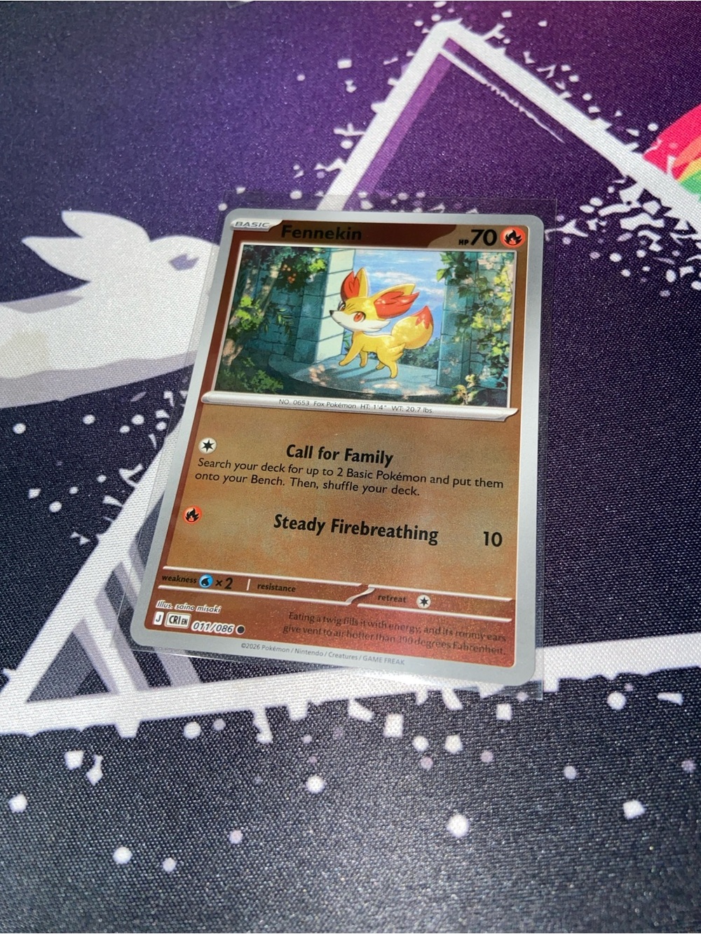 Rev holo Fennekin (011/086)